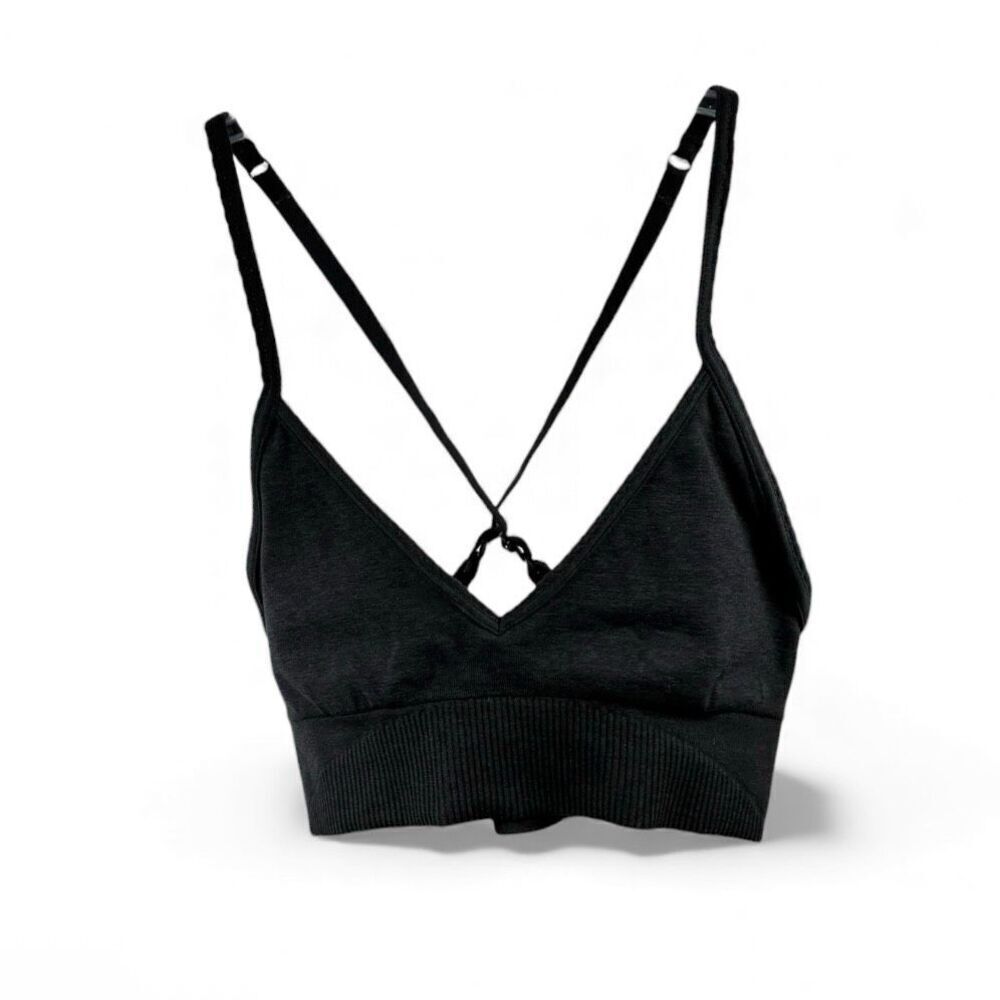 Lululemon Workout Crossed Bra in Black Size XXS